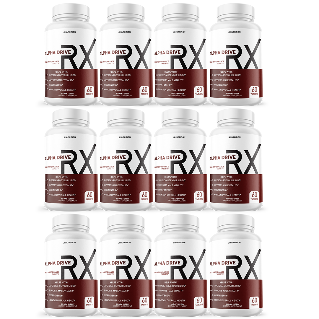 Alpha Drive XR - Male Enhancement Dietary Supplement 60 Tablets (12 Pack)